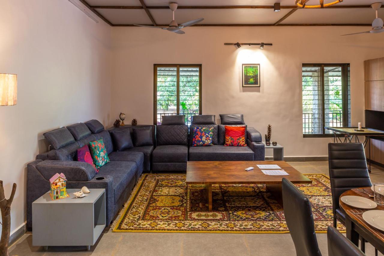 Saffronstays Apricus Farm, Karjat Bagian luar foto